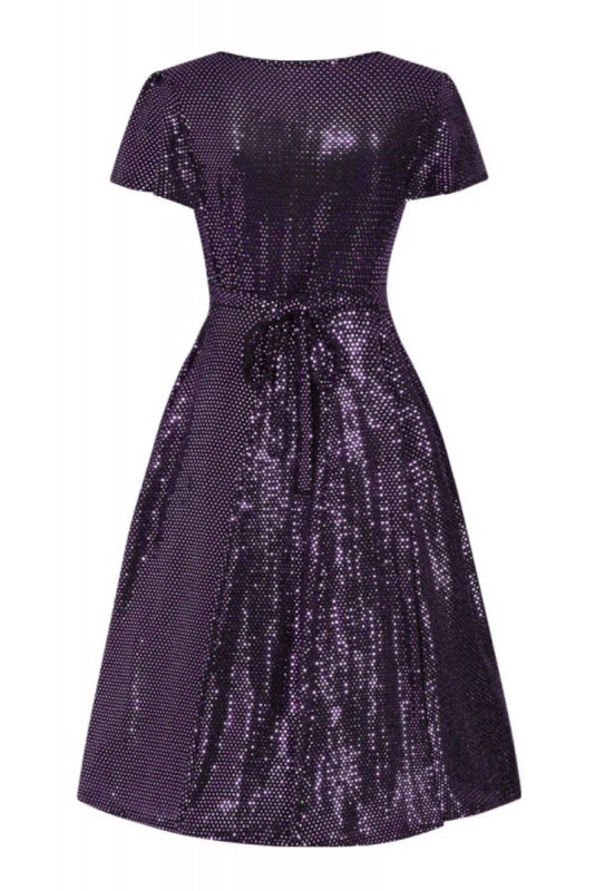 Swing Dress, LYRA Disco Ball Purple