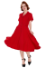 Swing Dress, CHRISTINE Red