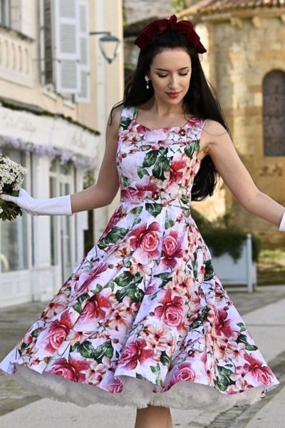 Swing Dress, GRACIE FLORAL (724)