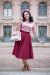 Swing Skirt, DI DI Burgundy (2278)