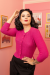 MAK Neuletakki, Pat 50s Magenta