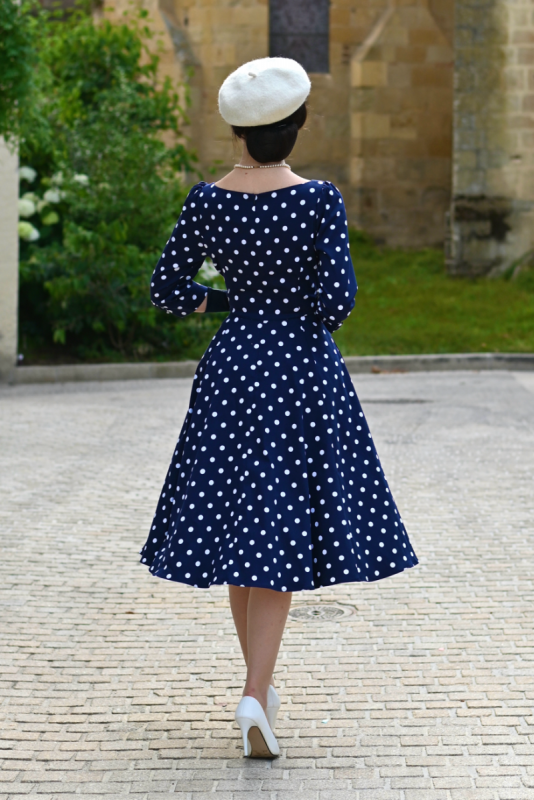 Swing Dress, BLAKELY POLKADOT (839)