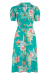 Shirtwaister Dress, ROCK'N ROMANCE Charlene Honolulu Teal