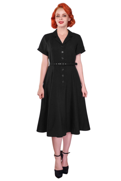 Swing Dress, CHRISTINE Black