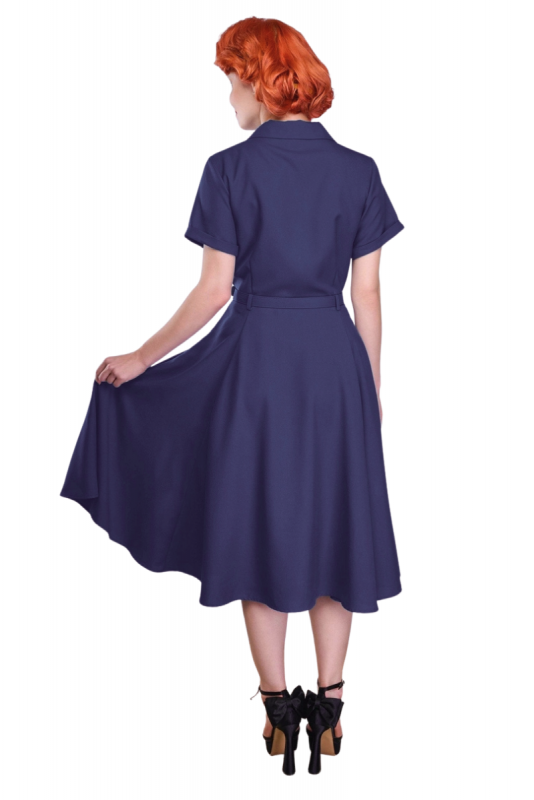 Swing Dress, CHRISTINE Navy