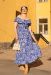 Dress, BARDOT Retro Floral Royal Blue kopio 108170