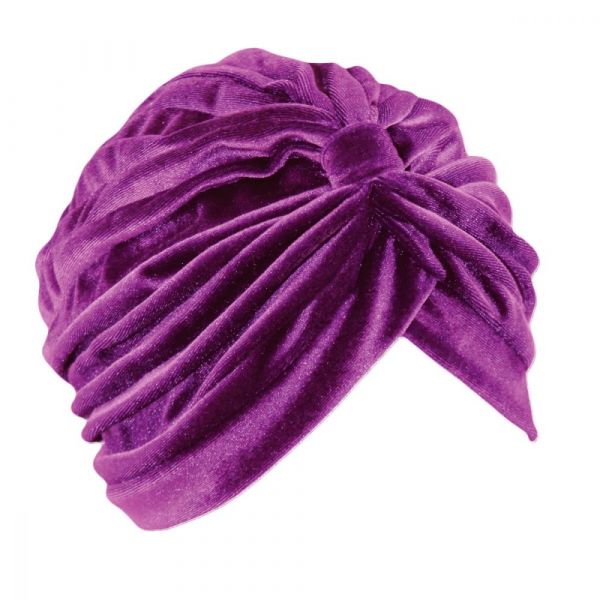 Turban Hat, JEANNE Purple