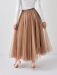 Tulle Skirt, PARIS Taupe