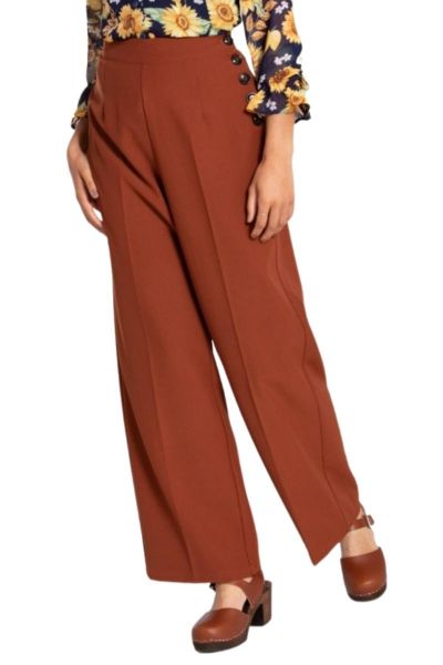 Trousers, GINGER Swing Brown (50210)