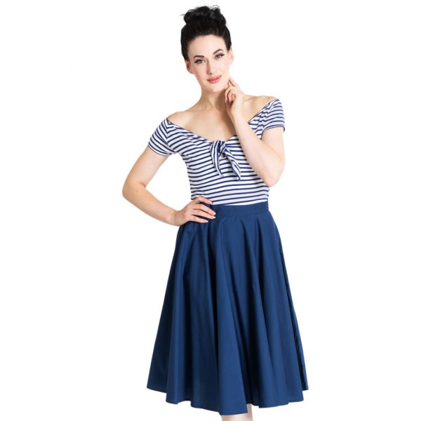 Swing Skirt, PAULA 50s Navy