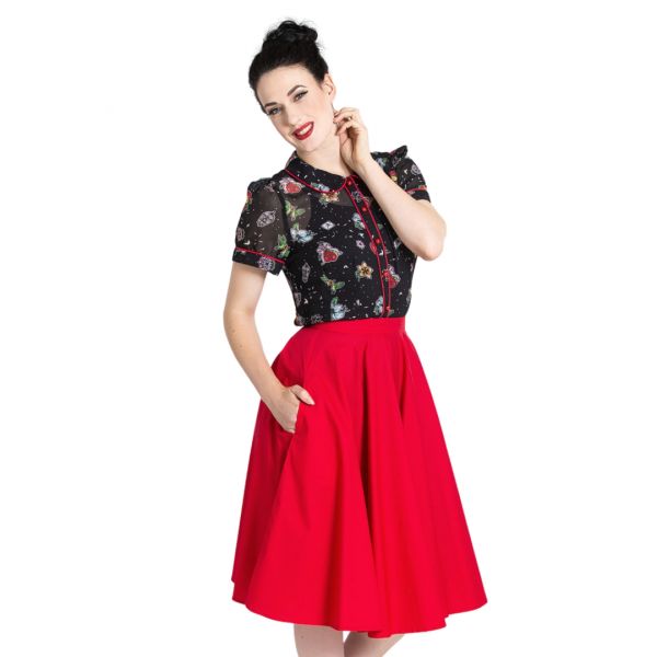 Swing Skirt, PAULA 50s Red
