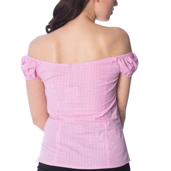 Top, SWEETHEART GINGHAM Pink (1324)