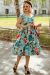 Swing Dress, LILY 50s Floral (873-9)