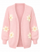 Cardigan, DAISIES Soft Pink