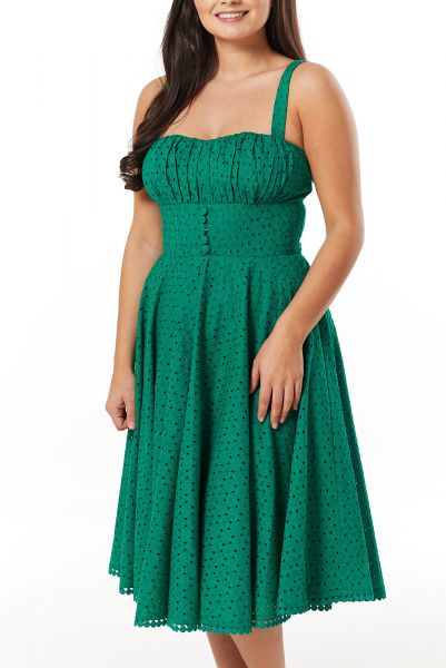 Swing Dress, VALERIE Green (2130)
