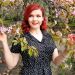 Flare Dress, BLACK SPOT (16161)