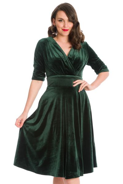 Swing Dress, DATE NIGHT Green (16557)