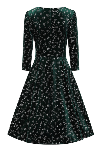 Swing Dress, PARIS Sparkle Green (758)