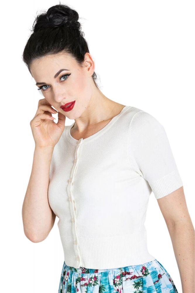 Dressy ivory sales cardigan