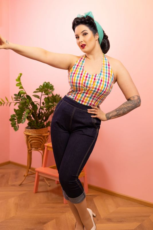 Top, MIDGE Gingham (2152)