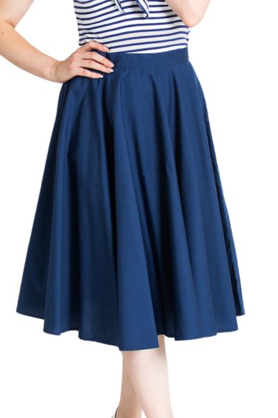 Swing Skirt, PAULA 50s Navy