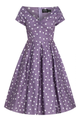 Kellomekko, LILY 50s Lilac Polkadot