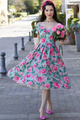 Kellomekko, LILY 50s Pink Peony (873)
