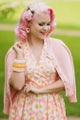 MAK Neuletakki, Pat 50s Peach Beige