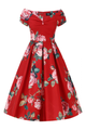 Kellomekko, LILY 50s Scarlet Rose (873)