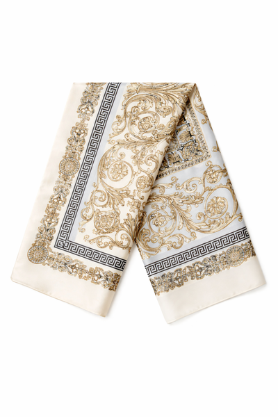 Huivi, ORNAMENT Kerma/Vaaleansininen