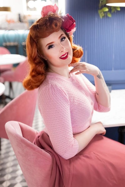 MAK Neuletakki, Pat 50s Light Pink