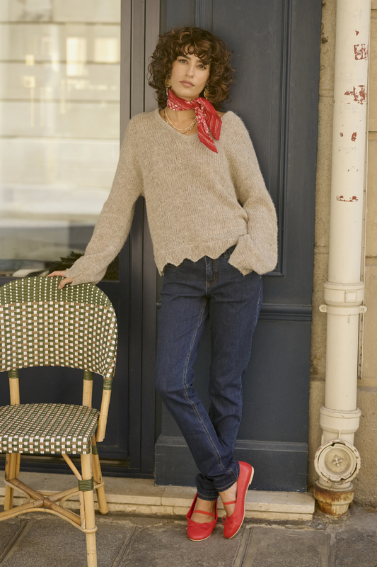 Farkut, CREAM Lone Straight Tummansininen