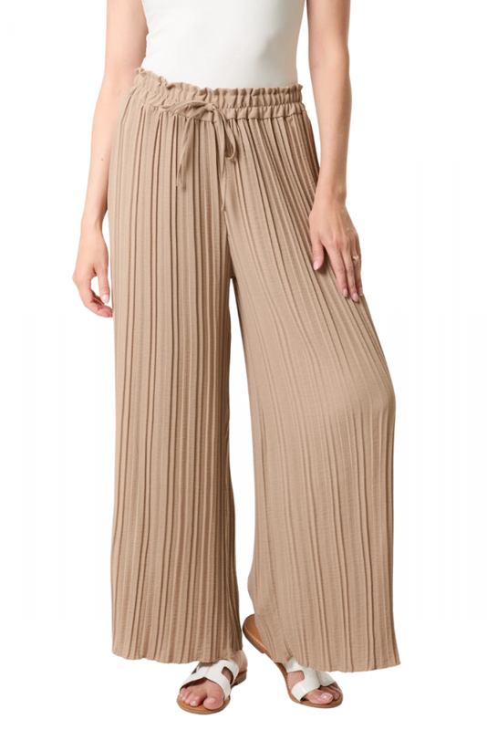 Housut, PLISSE Beige