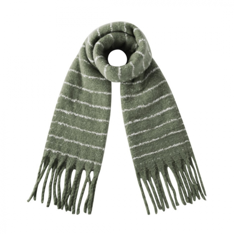 Huivi, SOFT STRIPE Vihre&auml;