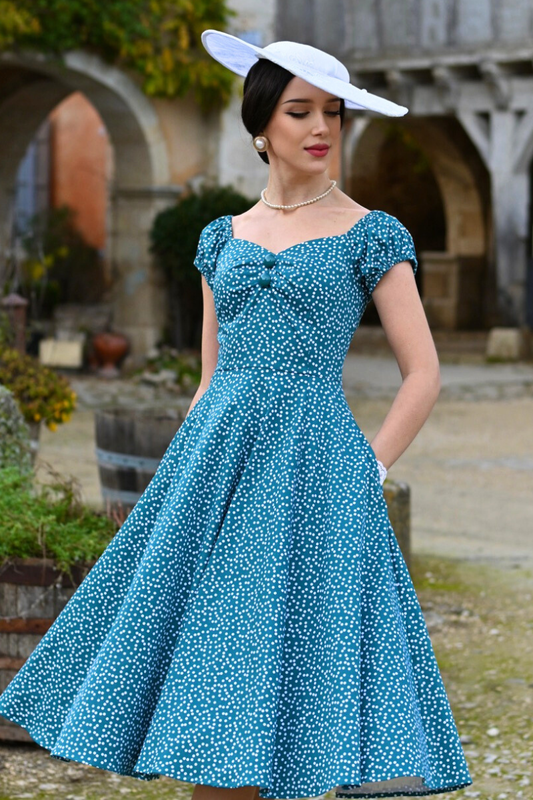 Kellomekko, LILA POLKADOT (901)