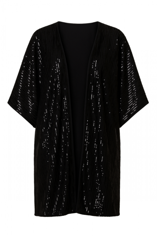 Paljettikimono, FEST Musta