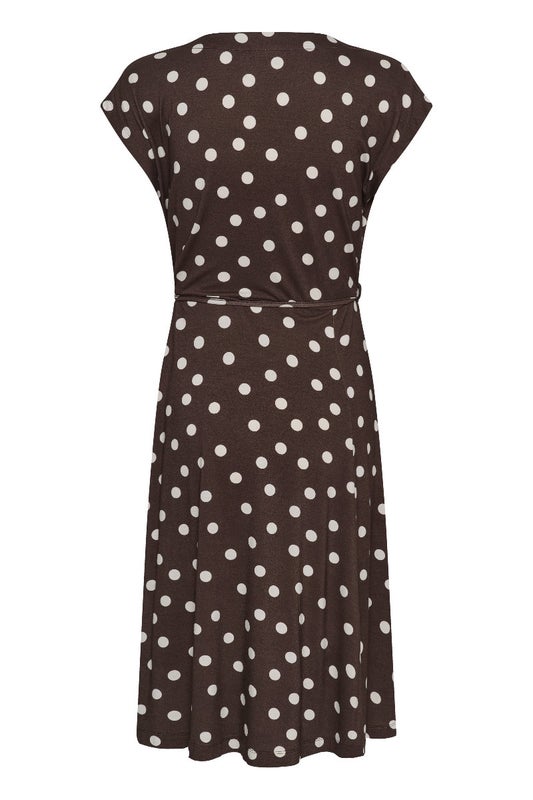 Mekko, KAFFE Bella Polkadot Ruskea